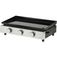 Plancha de gas de 3 quemadores. Cocinas para camping